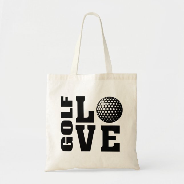 Golf Love Tote Bag (Front)