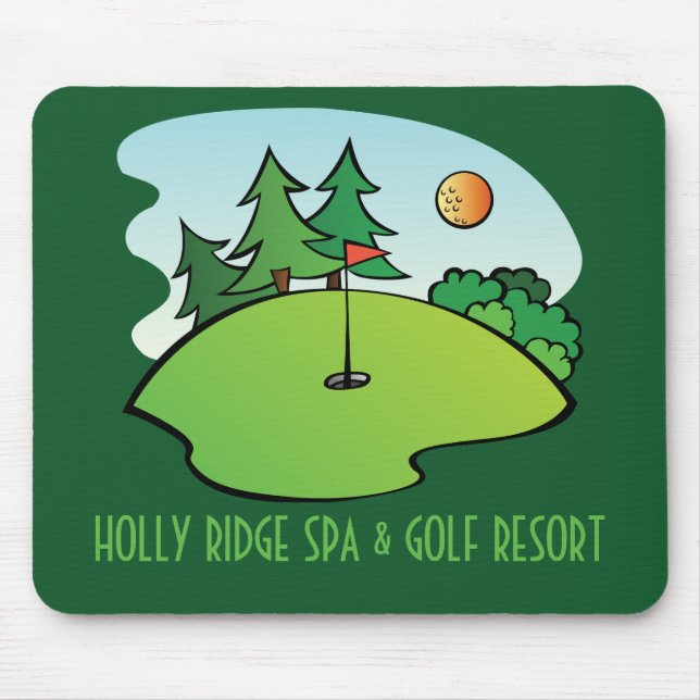 Golf Lover Customized Mouse Pad (Front)