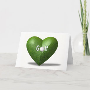 Golf Lover Design Greeting Card