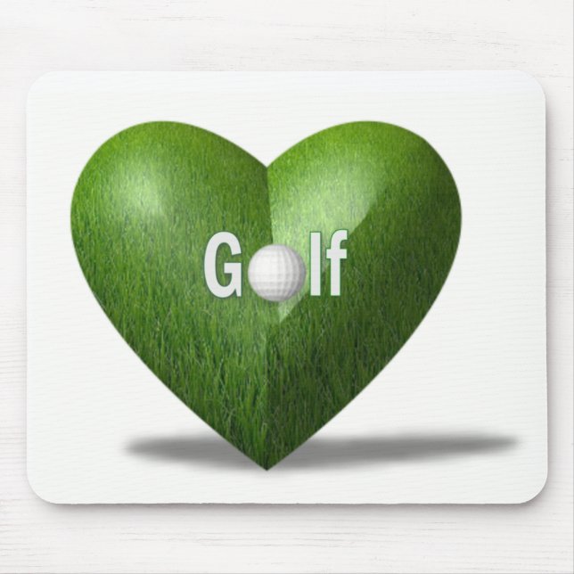 Golf Lover Design Mouse Pad (Front)