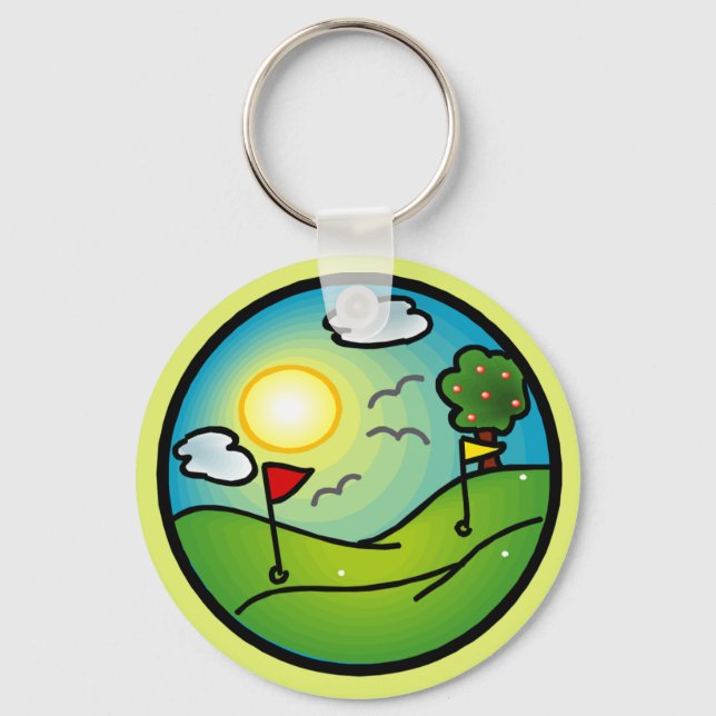 Golf Lover Keychain (Front)