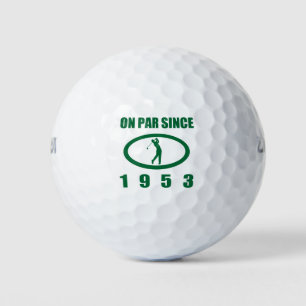 Golf Lover’s 70th Birthday 1953 Golf Balls