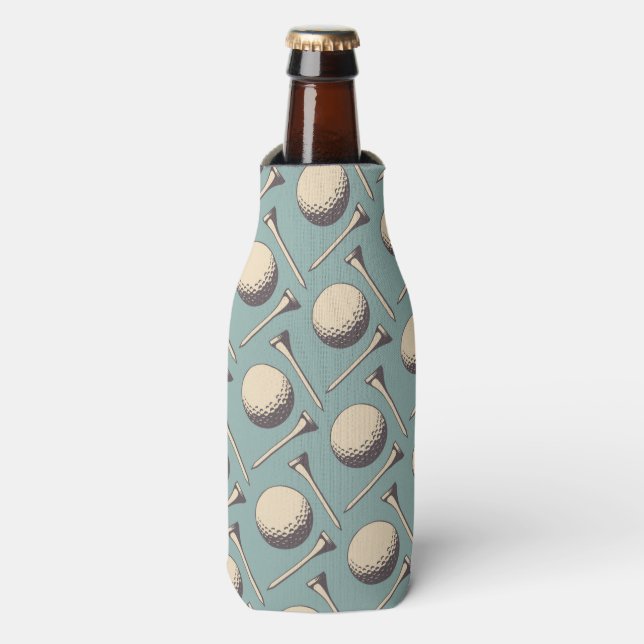 Golf Lover (vintage) Bottle Cooler (Bottle Front)