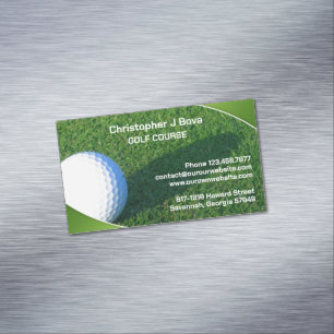 Golf Magnetic Business Card