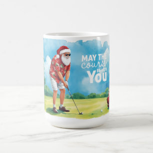 Golf  May the course be with you for Christmas Coffee Mug