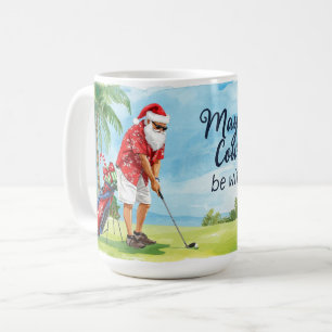 Golf  May the course be with you for Christmas Coffee Mug