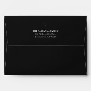 Golf Memorial   Celebration of Life 5x7 Envelope