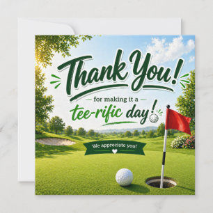 Golf Merci pour cette journée formidable