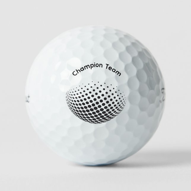 Golf modern typography initials monogram elegant  golf balls (Front)