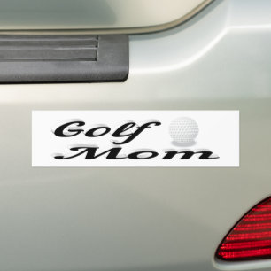 Golf Mom Bumper Sticker