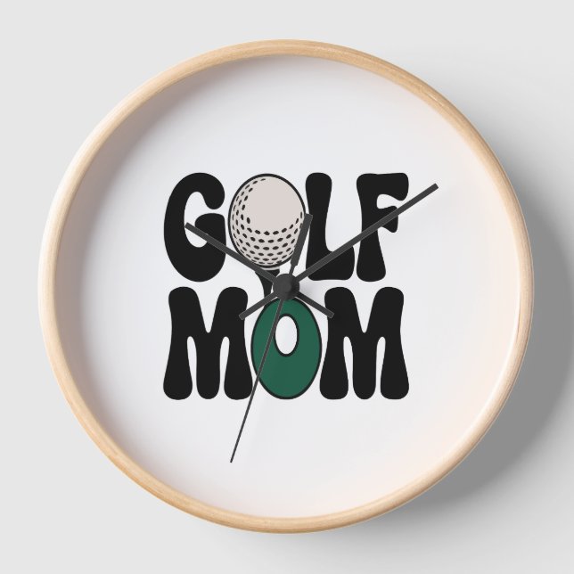 Golf Mom Clock (Front)