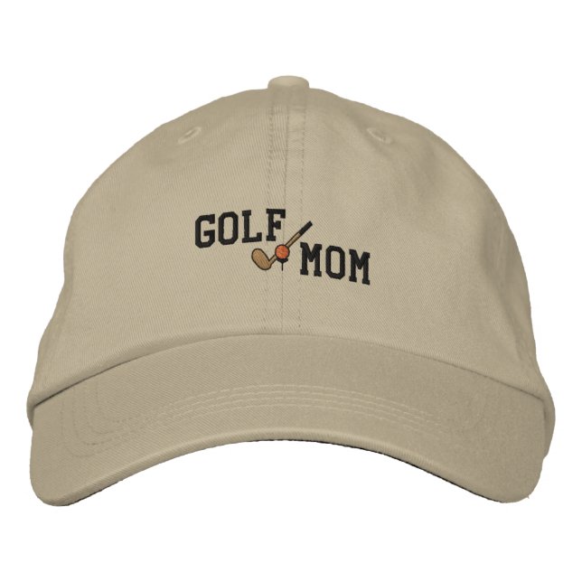 Golf Mom Embroidered Hat (Front)