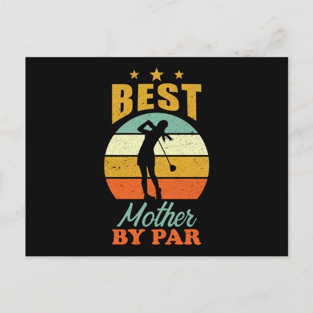 Golf Mom Postcard (Front)