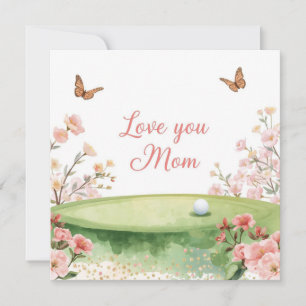 Golf Mother’s Day Card for Mom