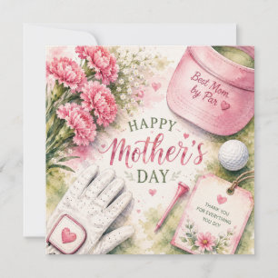 Golf Mother’s Day for Golfer Mom Card