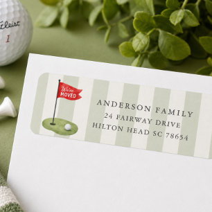 Golf Moving Address Labels