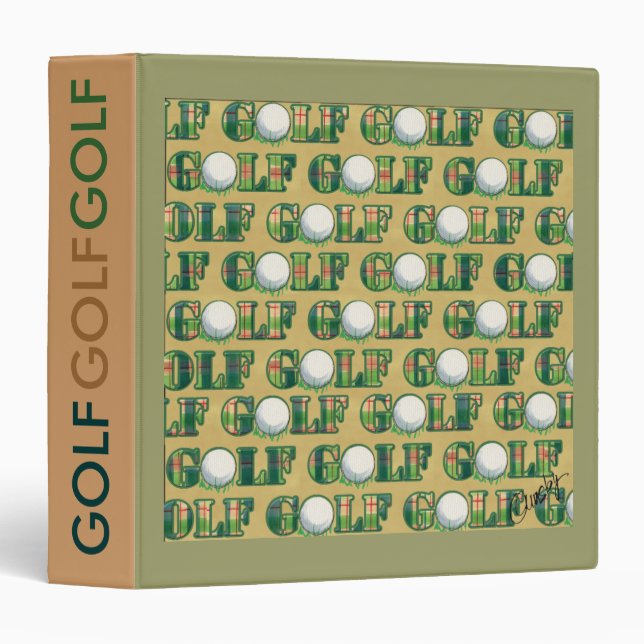 GOLF- multi-purpose binder (Front/Spine)