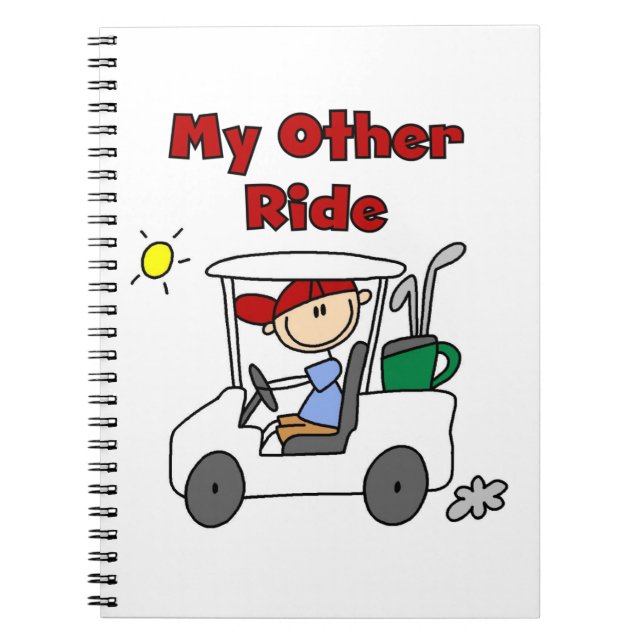 Golf My Other Ride Notebook (Front)