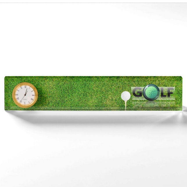 Golf Nameplate (Front)