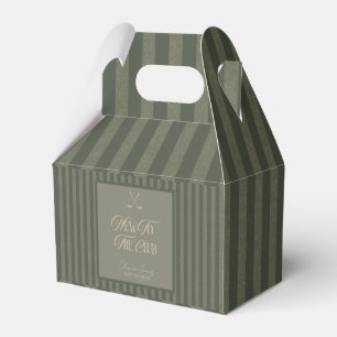 Golf new to the club baby shower favor box