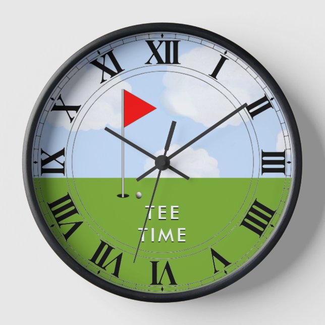Golf Novelty Gifts Clock (Front)