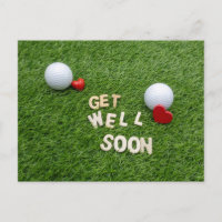Golf Obtenez bientôt une carte avec golf, balle et