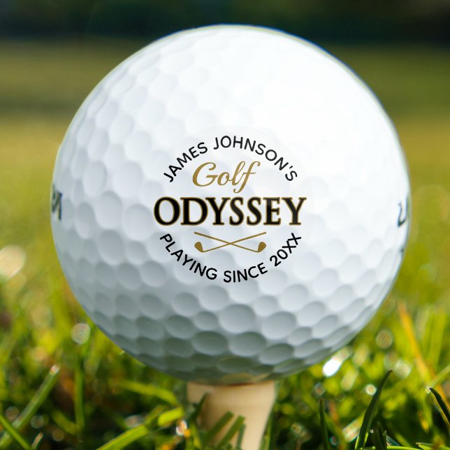 Golf Odyssey Funny Custom Name Golf Balls (Creator Uploaded)