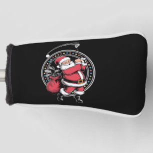 Golf Oh Christmas Santa Claus Vintage Golfer Golfi Head Cover