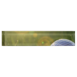 Golf on a Sunny Day Nameplate