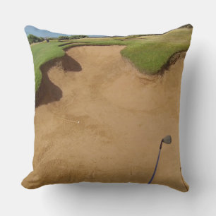 Golf Oo Not The Bunker, Large Throw Cushion. Pillow