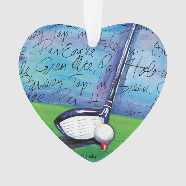 golf ornament (Front)