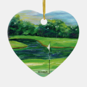 Golf ornament
