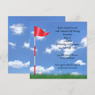 Golf Outing Party invitation