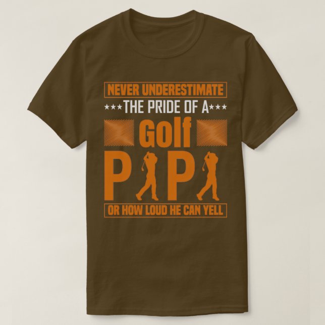 Golf Papa Golf T-Shirt (Design Front)