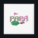 Golf Papa Hole In One Golf 1st Birthday Party  Magnet<br><div class="desc">Golf Papa Hole In One Golf 1st Birthday Party</div>