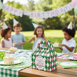 Golf PAR-TEE 1st Birthday Favor Box