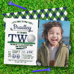 Golf PAR-TEE 2nd Birthday Photo Invitation<br><div class="desc">Celebrate in style with these trendy birthday invitations. The design is easy to personalize with your special event wording and your guests will be thrilled when they receive these fabulous invites.</div>