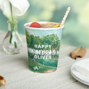 Golf Par-Tee   Birthday Paper Cups
