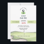 Golf PAR- TEE Birthday party Invitation<br><div class="desc">Golf invitations to Par-Tee! Every golfer will love this modern golf-themed party invitations.</div>