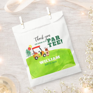 Golf Par-tee Swing By Boy Kids Birthday Thank You Favour Bag