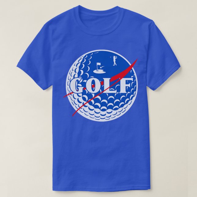 Golf Parody Graphic Design T-Shirt (Design Front)
