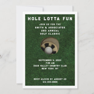 Golf Party Event Invitation