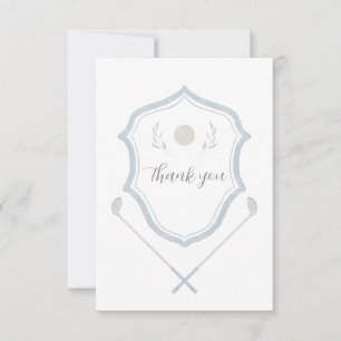 Golf party Thank you Card