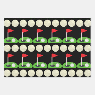 Golf Pattern Wrapping Paper