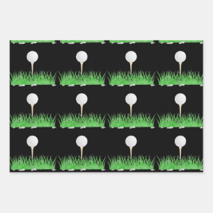 Golf Pattern Wrapping Paper
