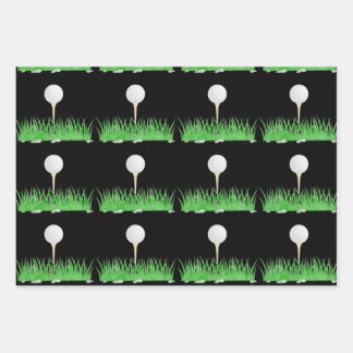 Golf Pattern Wrapping Paper