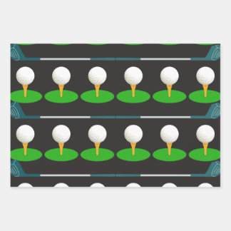 Golf Pattern Wrapping Paper