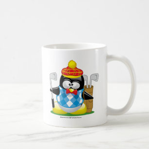 Golf Penguin Coffee Mug