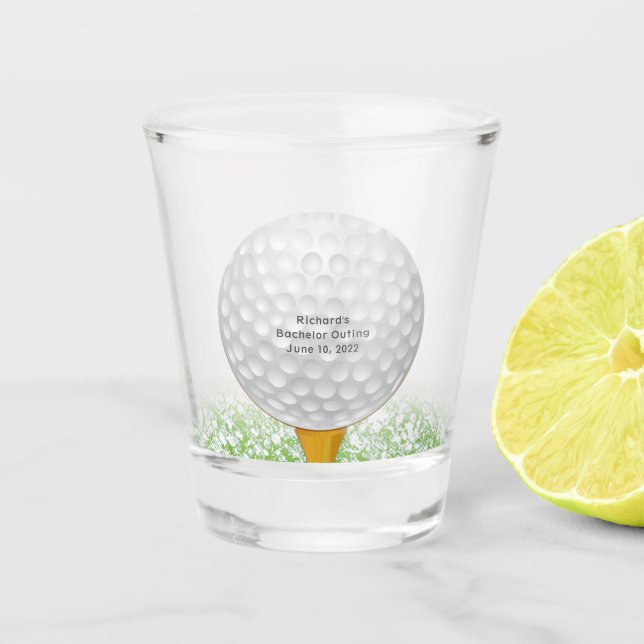 Golf Personalized Shot glass (Front)