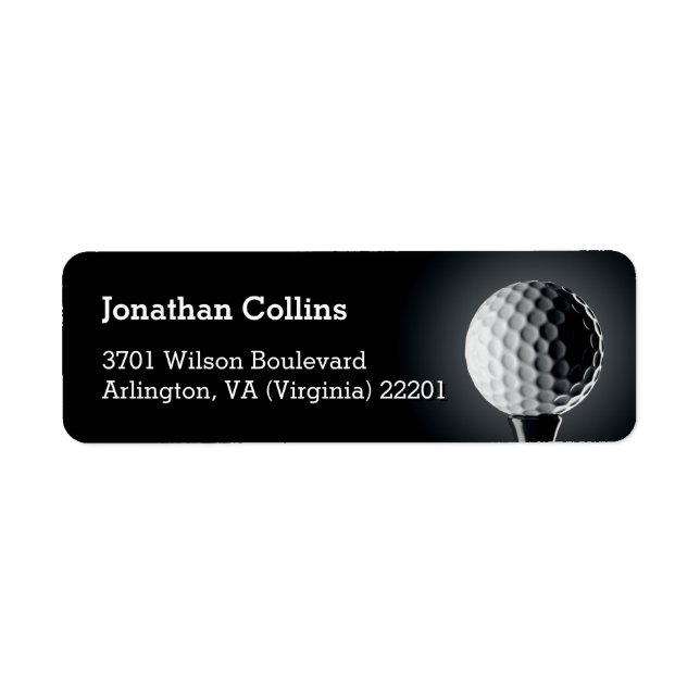 Golf personnalisé | Sport (Devant)